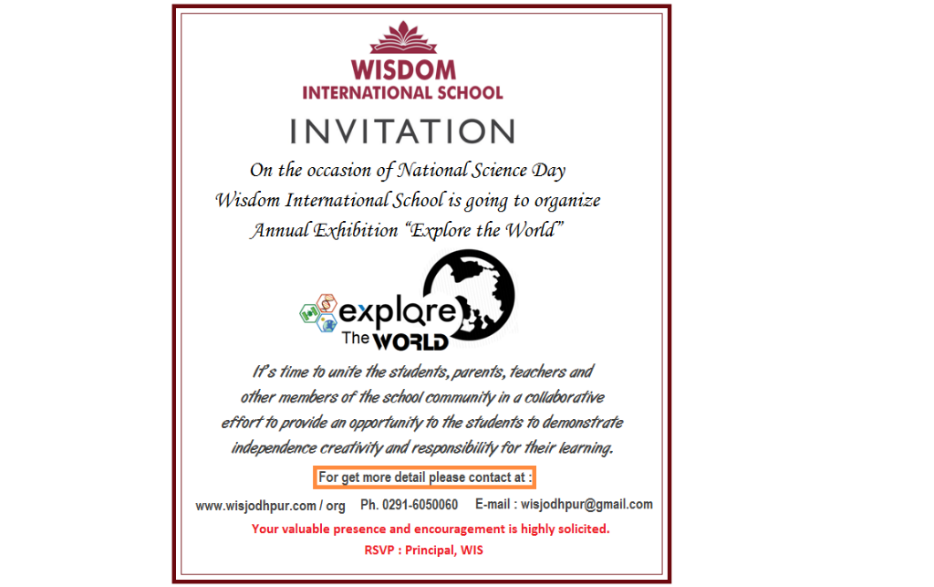 Invitation for Facebook